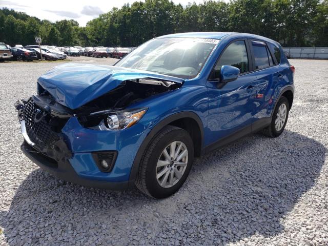 JM3KE4CY1E0358693 - 2014 MAZDA CX-5 TOURING BLUE photo 1