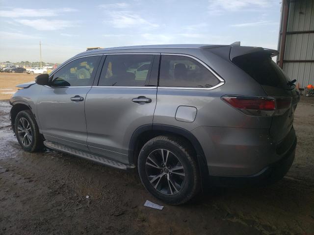 5TDKKRFH9GS142813 - 2016 TOYOTA HIGHLANDER XLE SILVER photo 2