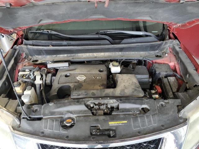 5N1AR2MN6EC609364 - 2014 NISSAN PATHFINDER S RED photo 12