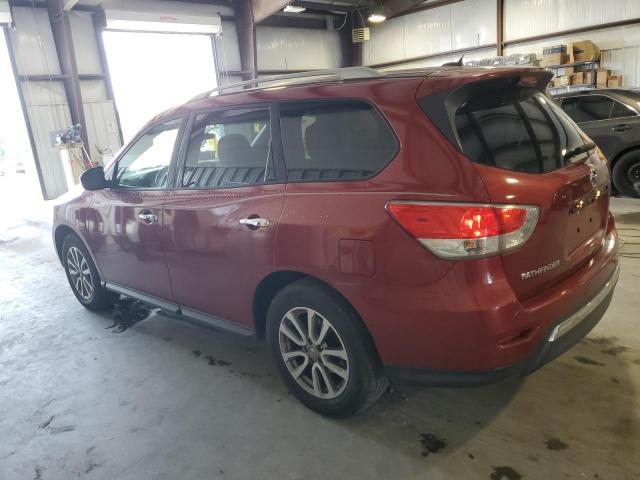 5N1AR2MN6EC609364 - 2014 NISSAN PATHFINDER S RED photo 2