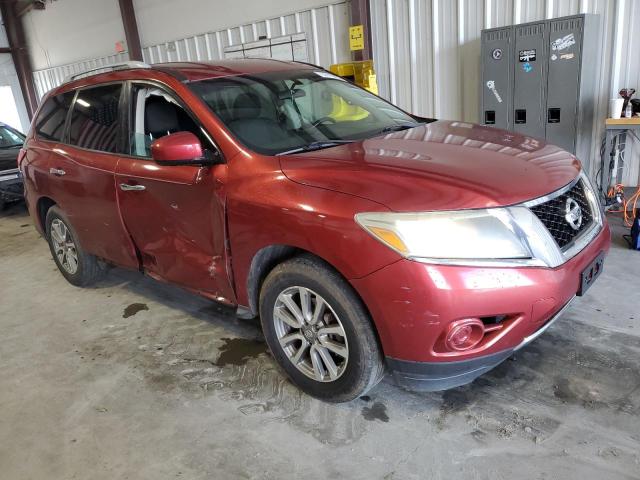 5N1AR2MN6EC609364 - 2014 NISSAN PATHFINDER S RED photo 4