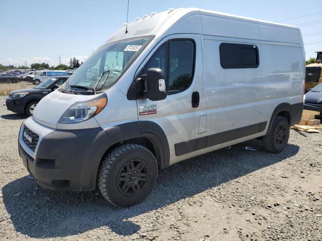 3C6LRVCG4ME555207 - 2021 RAM PROMASTER 2500 HIGH 银色 照片 1