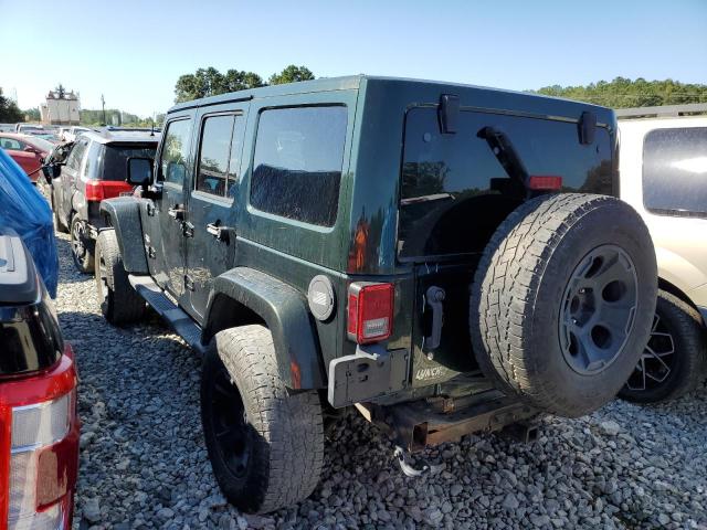 1J4BA5H10BL557387 - 2011 JEEP WRANGLER U SAHARA GREEN photo 3