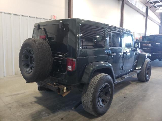 1J4BA5H10BL557387 - 2011 JEEP WRANGLER U SAHARA GREEN photo 4