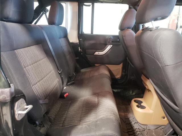 1J4BA5H10BL557387 - 2011 JEEP WRANGLER U SAHARA GREEN photo 6