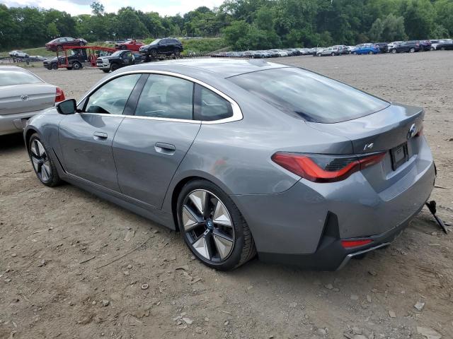 WBY83FB02RFR75716 - 2024 BMW I4 XDRIVE 40 GRAY photo 2
