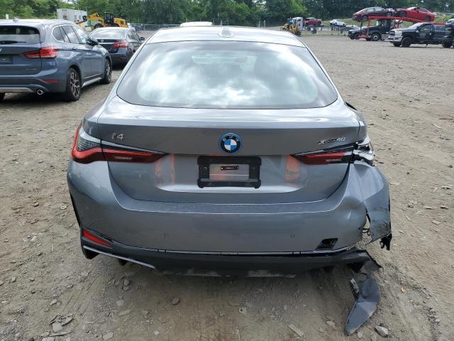 WBY83FB02RFR75716 - 2024 BMW I4 XDRIVE 40 GRAY photo 6