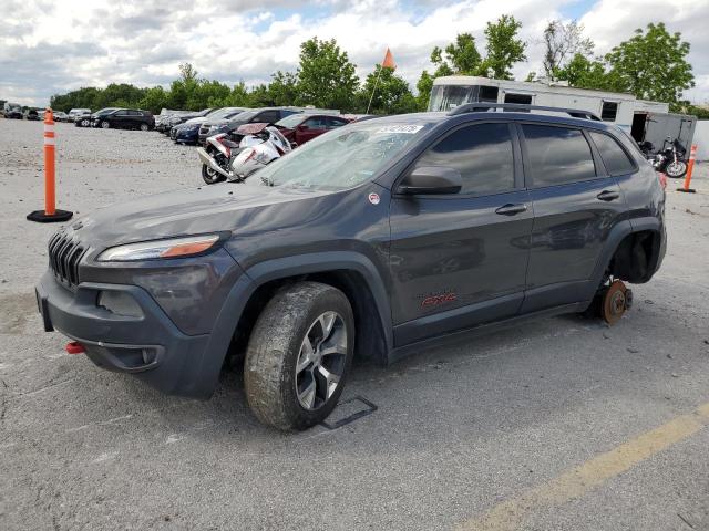 1C4PJMBS7GW130978 - 2016 JEEP CHEROKEE TRAILHAWK GRAY photo 1