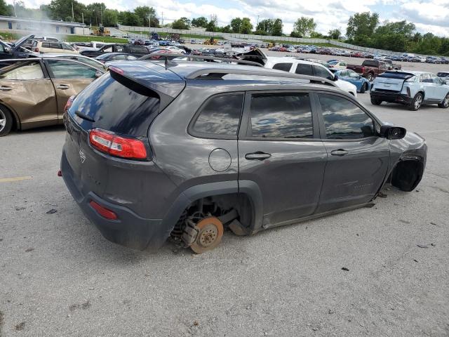 1C4PJMBS7GW130978 - 2016 JEEP CHEROKEE TRAILHAWK GRAY photo 3