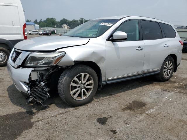 5N1AR2MMXDC628098 - 2013 NISSAN PATHFINDER S SILVER photo 1