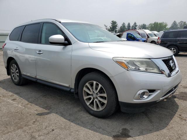 5N1AR2MMXDC628098 - 2013 NISSAN PATHFINDER S SILVER photo 4