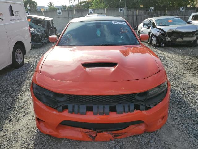 2C3CDXGJ2LH130245 - 2020 DODGE CHARGER SCAT PACK ORANGE photo 5