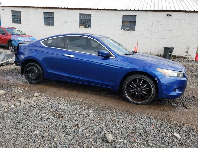 1HGCS12818A015453 - 2008 HONDA ACCORD EXL BLUE photo 4