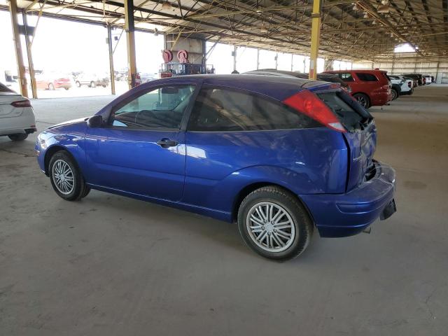 3FAFP31N25R101779 - 2005 FORD FOCUS ZX3 BLUE photo 2