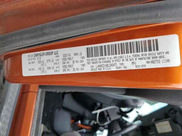 1J4AA2D10BL502471 - 2011 JEEP WRANGLER SPORT ORANGE photo 13