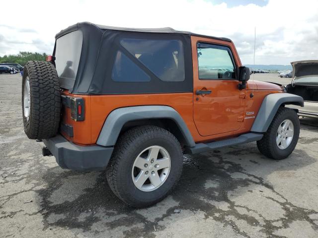 1J4AA2D10BL502471 - 2011 JEEP WRANGLER SPORT ORANGE photo 3