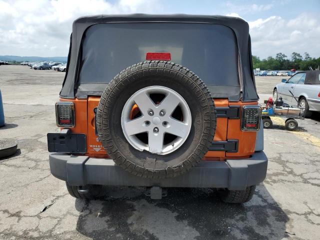 1J4AA2D10BL502471 - 2011 JEEP WRANGLER SPORT ORANGE photo 6