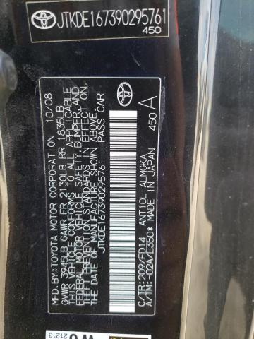 JTKDE167390295761 - 2009 TOYOTA SCION TC 黑色 照片 12