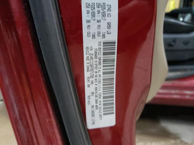 2C4RC1CG6FR571729 - 2015 CHRYSLER TOWN & COU TOURING L BURGUNDY photo 13