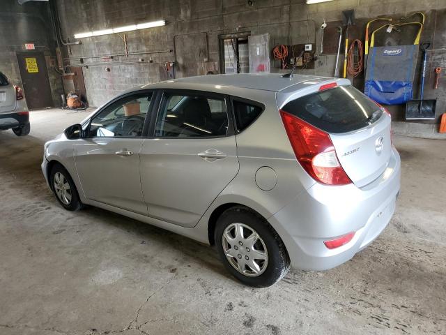 KMHCT5AE1CU052757 - 2012 HYUNDAI ACCENT GLS SILVER photo 2