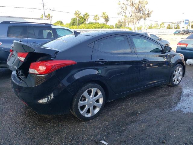 5NPDH4AE5DH448187 - 2013 HYUNDAI ELANTRA GLS BLACK photo 3