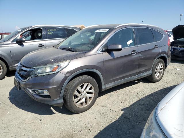 2HKRM3H75GH522487 - 2016 HONDA CR-V EXL GRAY photo 1