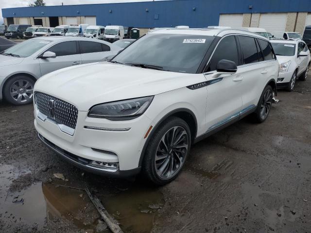 5LM5J7XC1MGL17075 - 2021 LINCOLN AVIATOR RESERVE WHITE photo 1