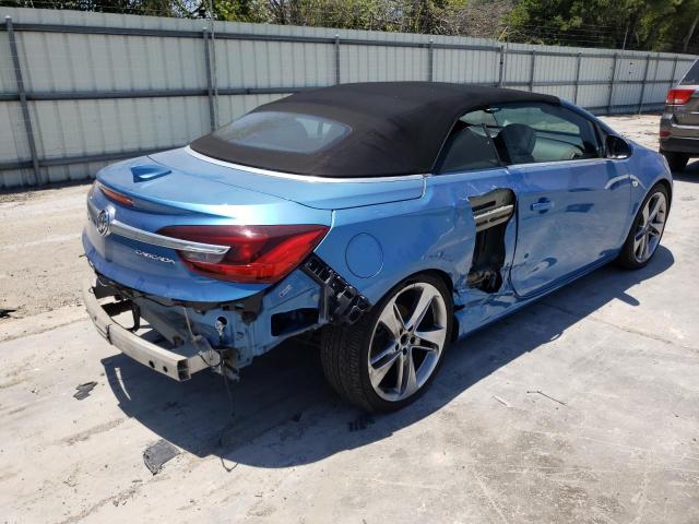 W04WJ3N5XHG022677 - 2017 BUICK CASCADA SPORT TOURING BLUE photo 3