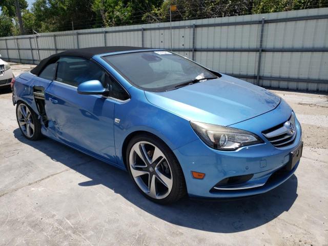 W04WJ3N5XHG022677 - 2017 BUICK CASCADA SPORT TOURING BLUE photo 4
