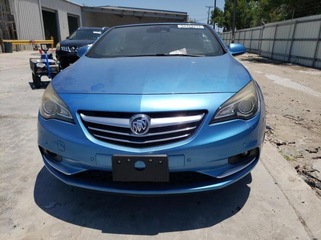 W04WJ3N5XHG022677 - 2017 BUICK CASCADA SPORT TOURING BLUE photo 5