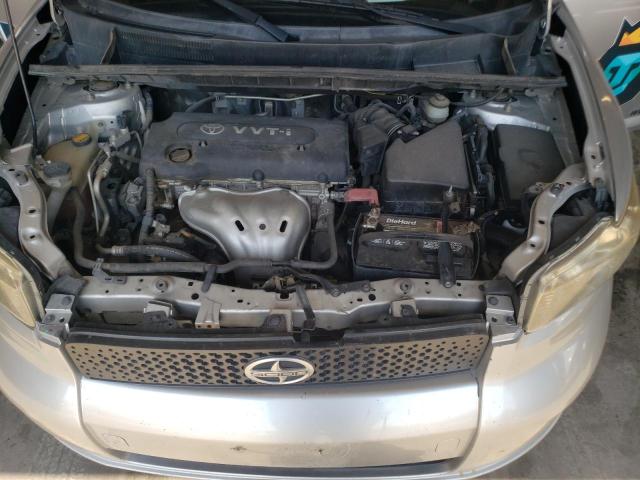 JTLKE50E181019962 - 2008 TOYOTA SCION XB SILVER photo 11