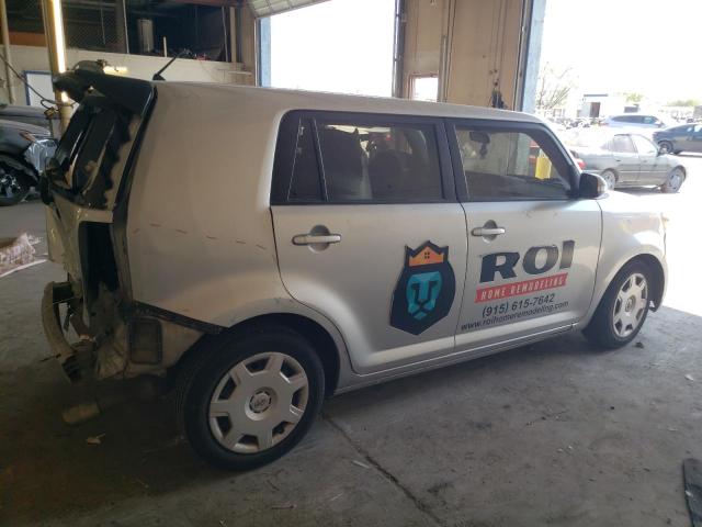 JTLKE50E181019962 - 2008 TOYOTA SCION XB SILVER photo 3