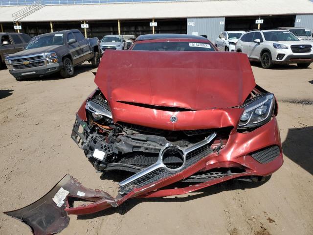 WDDPK3JA8HF144783 - 2017 MERCEDES-BENZ SLC 300 RED photo 5