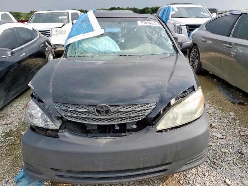 4T1BE32K42U583996 - 2002 TOYOTA CAMRY LE BLACK photo 5