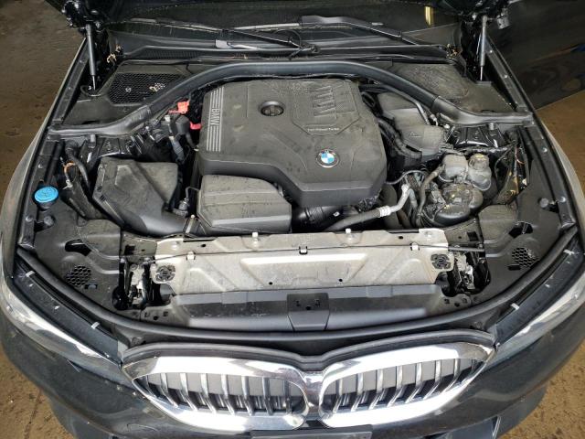 WBA5R7C57KAJ79398 - 2019 BMW 330XI BLACK photo 11