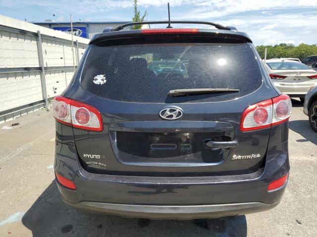 5XYZH4AG6BG062373 - 2011 HYUNDAI SANTA FE SE BLUE photo 6