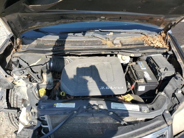 2C4RC1CG5CR255203 - 2012 CHRYSLER TOWN & COU TOURING L CHARCOAL photo 12