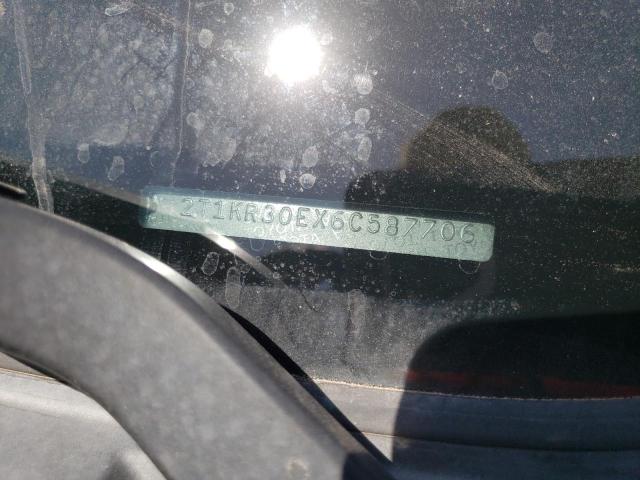 2T1KR30EX6C587706 - 2006 TOYOTA COROLLA MA XR GRAY photo 12