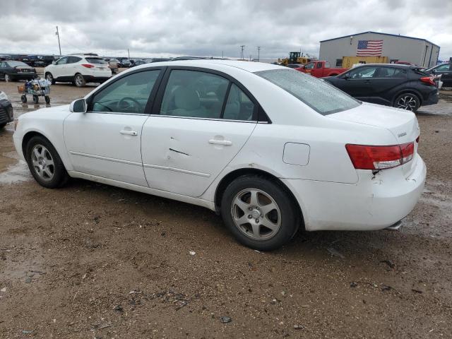 5NPEU46F56H124502 - 2006 HYUNDAI SONATA GLS WHITE photo 2