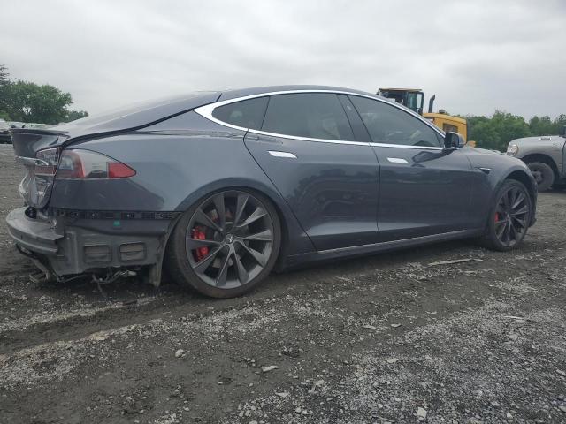 5YJSA1E44JF292049 - 2018 TESLA MODEL S Մոխրագույն լուսանկար 3