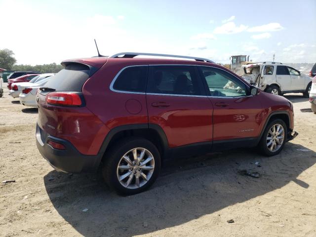 1C4PJLDS0GW273729 - 2016 JEEP CHEROKEE LIMITED RED photo 3