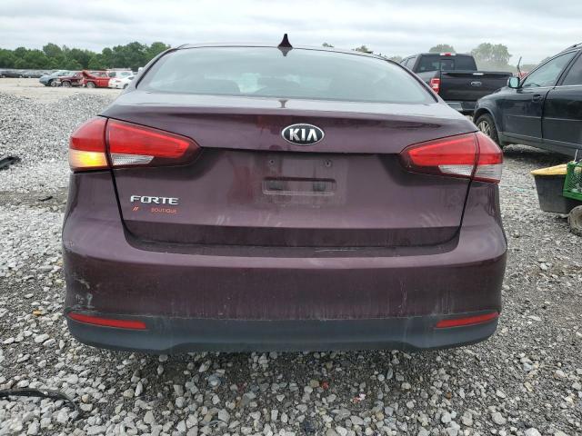 3KPFK4A73JE179764 - 2018 KIA FORTE LX MAROON photo 6