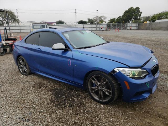 WBA1J7C52EVW84624 - 2014 BMW M235I BLUE photo 4