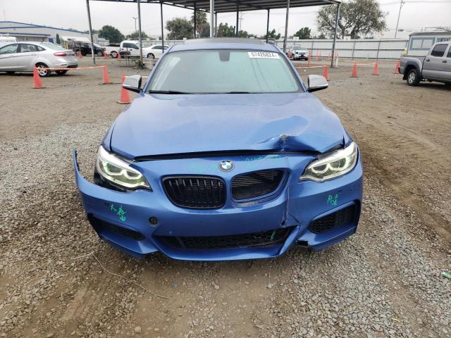 WBA1J7C52EVW84624 - 2014 BMW M235I BLUE photo 5