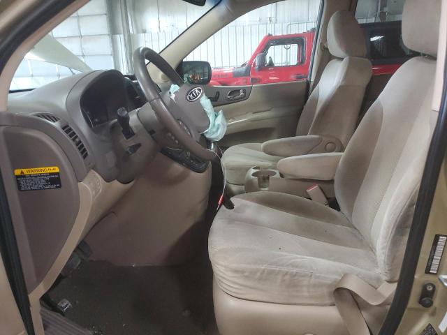 KNDMH4C79B6387271 - 2011 KIA SEDONA EX GOLD photo 7