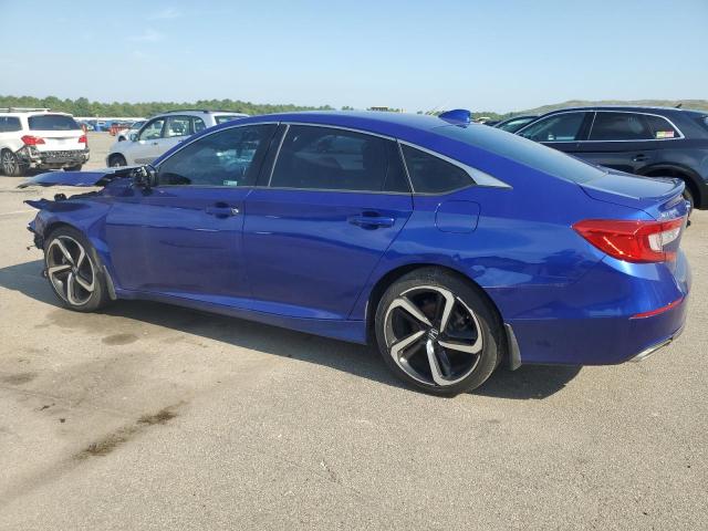 1HGCV2F37KA001138 - 2019 HONDA ACCORD SPORT BLUE photo 2