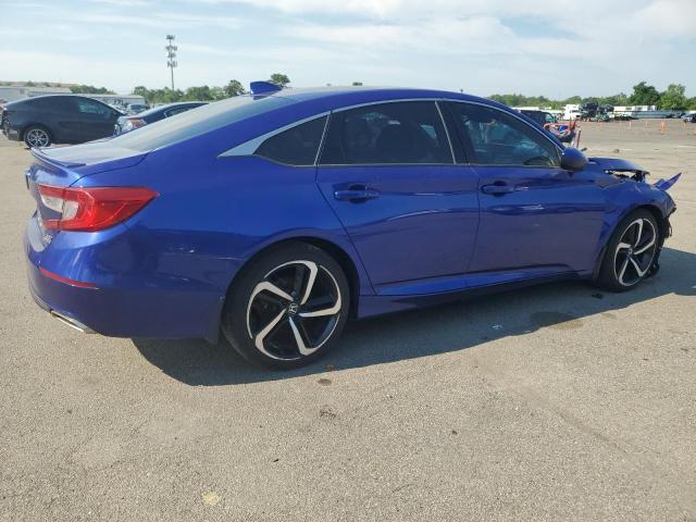 1HGCV2F37KA001138 - 2019 HONDA ACCORD SPORT BLUE photo 3