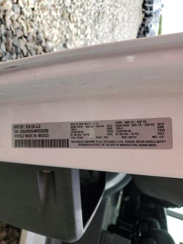 3C6LRVDG4ME533299 - 2021 RAM PROMASTER 2500 HIGH თეთრი ფოტო 13