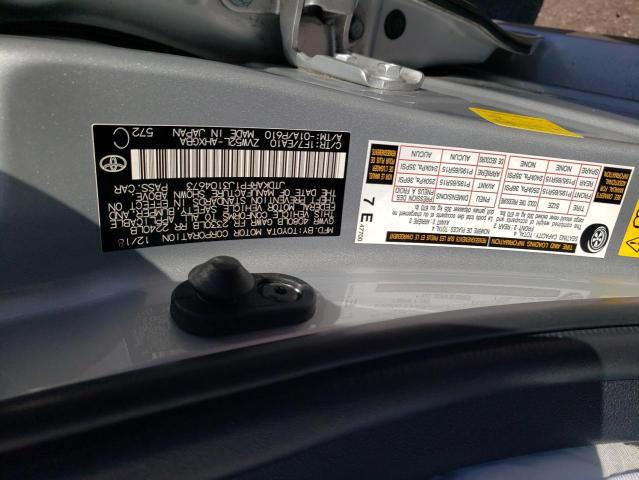 JTDKARFP1J3104673 - 2018 TOYOTA PRIUS PRIM 银色 照片 10