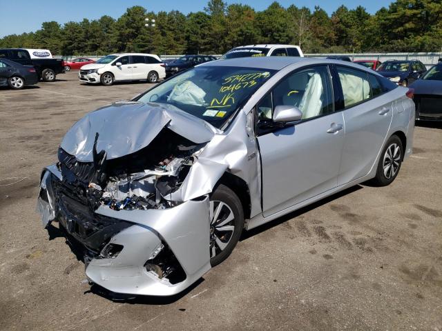 JTDKARFP1J3104673 - 2018 TOYOTA PRIUS PRIM 银色 照片 2